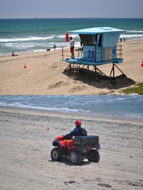 Father's Day: "Lifeguard on duty" - Huntington Beach - June 17, 2012 (my Photography)